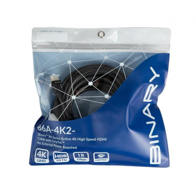 HDMI кабель Binary HDMI B6A-4K2-20 Active 4K High Speed. 20,0m